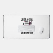 Juste Une Fille Qui Aime Les Chihuahuas Design De  (Clavier et souris)