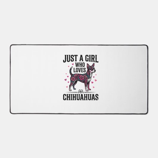 Juste Une Fille Qui Aime Les Chihuahuas Design De  (Recto)