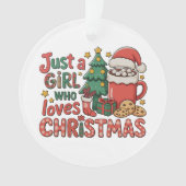 Juste Une Fille Qui Aime Les Fêtes De Noël Hiver (devant)