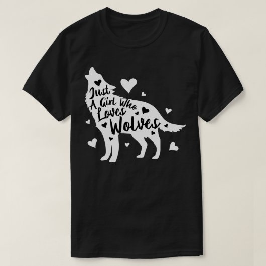 Juste Une Fille Qui Aime Les Loups Pullover (Design devant)