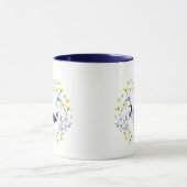Juste une fille qui aime les poulets | Mug Monogra (Centre)