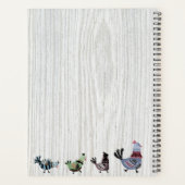 Juste Une Fille Qui Aime Les Poulets Pays Art Folk (Dos)