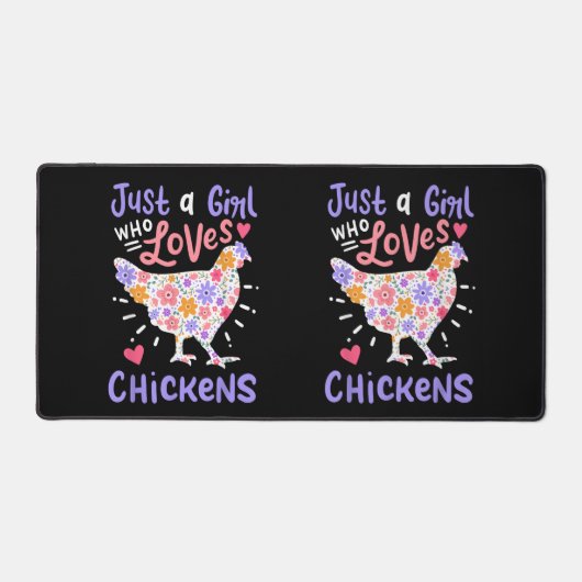 Juste Une Fille Qui Aime Les Poulets Poulet Hen Lo (Recto)