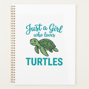 Juste une fille qui aime les tortues gravure vinta