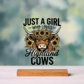 Juste une fille qui aime les vaches des Highlands (Neutre)