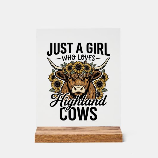 Juste une fille qui aime les vaches des Highlands (Recto)