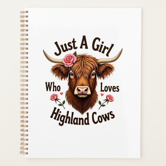 Juste une fille qui aime les vaches des Highlands (Devant)