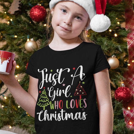 Juste une fille qui aime Noël T-shirt