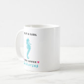 Juste une fille qui aime Seahorses Coffee Mug (Devant gauche)