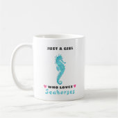 Juste une fille qui aime Seahorses Coffee Mug (Gauche)