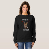 Juste Une Fille Qui Aime Servals Tshirt (Devant entier)