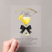 Juste une goutte de plus vieille Invitation Annive (In situ (ordinateur de poche))