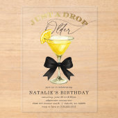 Juste une goutte de plus vieille Invitation Annive (Recto)