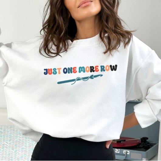 Juste une ligne de plus Crochet Sweatshirt cadeau