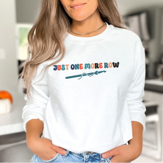 Juste une ligne de plus Crochet Sweatshirt cadeau