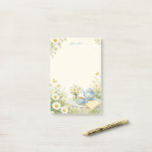 Juste une note Daisy Garden Tea Post-it® Notes (Sur un bureau)