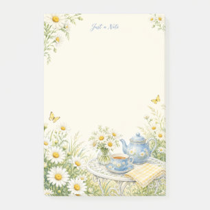 Juste une note Daisy Garden Tea Post-it® Notes