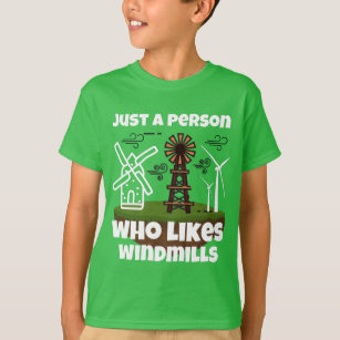 Juste une personne qui aime le T-shirt moulin