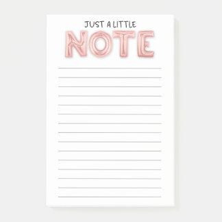 Juste une petite note : Notes de post-it