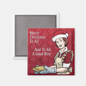 Juste Une Pince Joyeux Aimant Réfrigérateur de Noë (Recto/Verso)