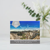 JUSTE VENDU Carte postale Immobilier (Debout devant)