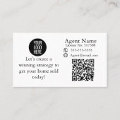 JUSTE vendu Immobilier Marketing Carte postale (Dos)