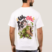 Juste vérifier ! T-shirt drôle de chat smoking (Dos)