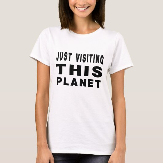 Juste Visiter Cette T-Shirt Planète (Devant)