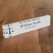 Justice de plaque signalétique personnalisable (Taille)