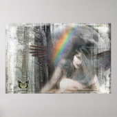 Justice Howling at the Moon by Gregory Gallo Poster (Voorkant)