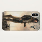 Justice League | Aquaman op slagveld Case-Mate iPhone Case (Achterkant (horizontaal))