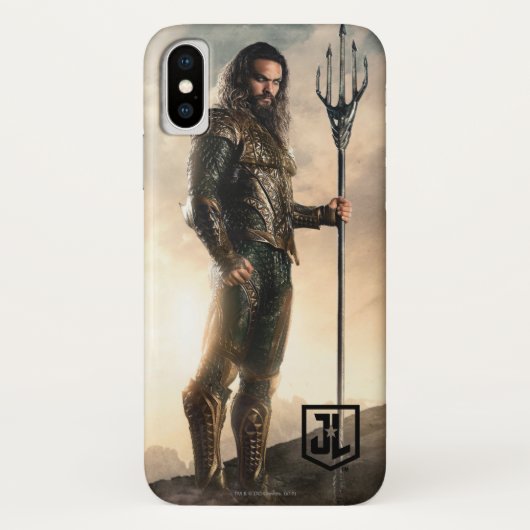 Justice League | Aquaman op slagveld Case-Mate iPhone Case (Achterkant)