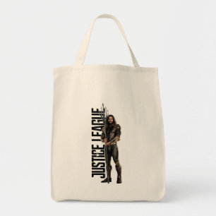 Justice League Aquaman op slagveld Tote Bag