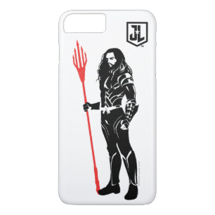 Justice League   Aquaman Pose Noir Pop Art iPhone 8 Plus / 7 Plus Hoesje