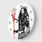 Justice League | Aquaman Pose Noir Pop Art Grote Klok (Hoek)