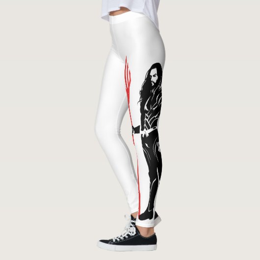 Justice League | Aquaman Pose Noir Pop Art Leggings (Links)