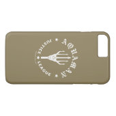 Justice League | Aquaman Retro Trident Emblem Case-Mate iPhone Case (Achterkant (Horizontaal))