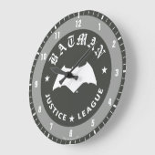 Justice League | Batman Retro Bat Emblem Grote Klok (Hoek)