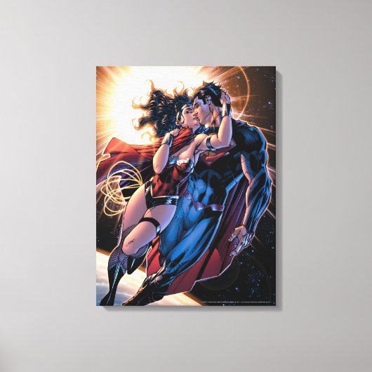 Justice League Comic Cover #12 Variant Canvas Afdruk (Voorkant)