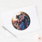 Justice League Comic Hoesje #12 Variant Ronde Sticker (Envelop)