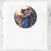 Justice League Comic Hoesje #12 Variant Ronde Sticker (Tas)