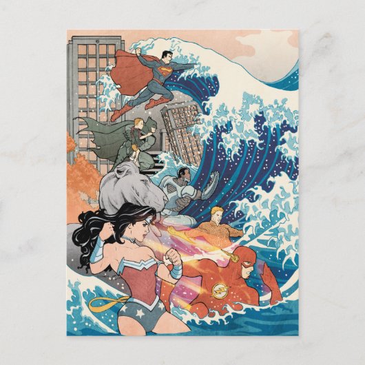 Justice League Comic Hoesje #15 Variant Briefkaart (Voorkant)