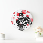 Justice League | Cyborg Digital Noir Pop Art Grote Klok (Huis)