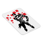 Justice League | Cyborg Digital Noir Pop Art Magneet (Rechterzijde)