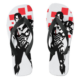 Justice League Cyborg Digital Noir Pop Art Teenslippers