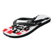 Justice League | Cyborg Digital Noir Pop Art Teenslippers (Schuin)