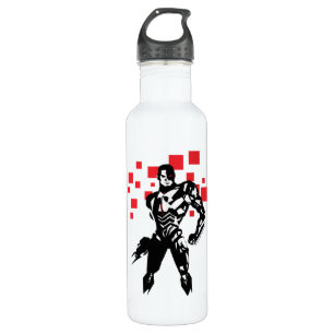 Justice League   Cyborg Digital Noir Pop Art Waterfles