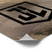 Justice League | Cyborg op slagveld Poster (Hoek)