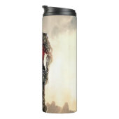 Justice League | Cyborg op slagveld Thermosbeker (Geroteerd rechts)