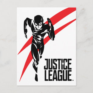 Justice League De flits die Noir Pop Art in werk Briefkaart